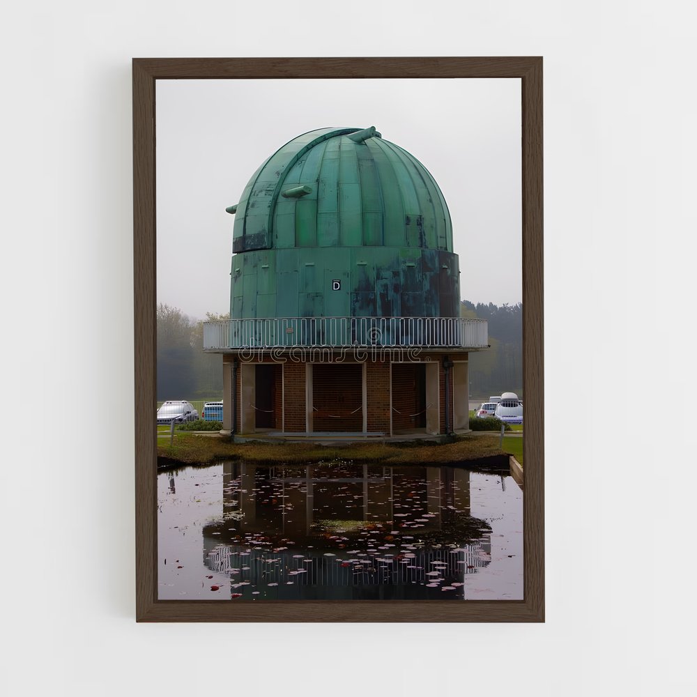 Poster Réflexion Émeraude – affiche Astronomie (vue 5)